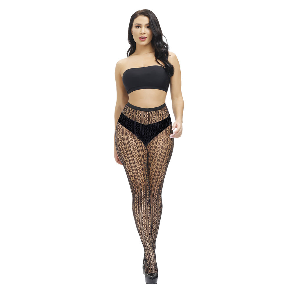 Pantis Negras Diseño elegante SLW3061